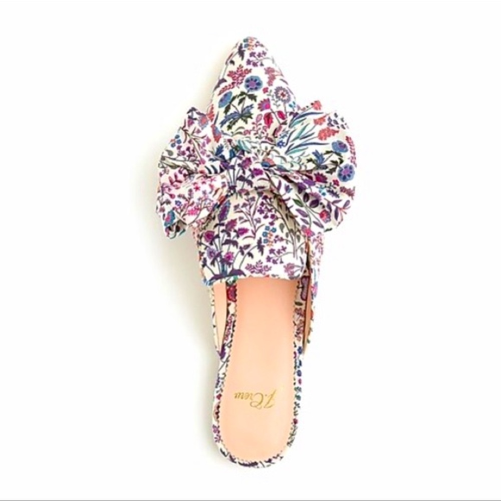 J. Crew x Liberty of London Marina Floral print mules